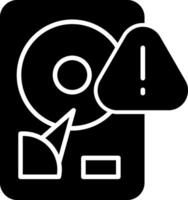 No Space Left on Device Glyph vector