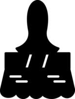 Ready Mix Spackling Paste Glyph vector
