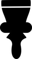 Flexible Putty Knife Glyph vector