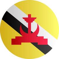 Flag of Brunei Gradient vector