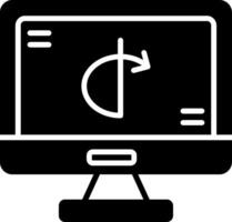OAuth API Login Gateway Glyph vector