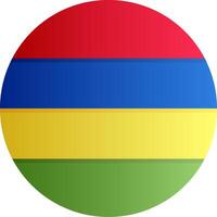 Flag of Mauritius Gradient vector