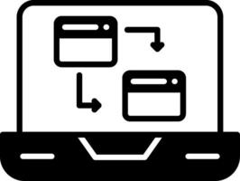 Cross Browser Testing Symbol Glyph vector