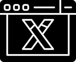 Vuex Central Store Icon Glyph vector