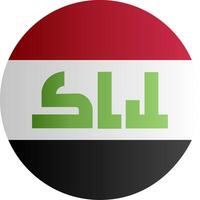 Flag of Iraq Gradient vector