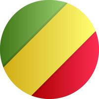 Flag of Republic of the Congo Gradient vector