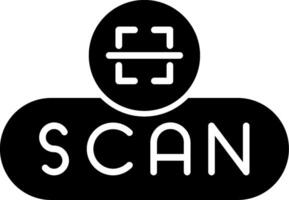 Start Scan Button Glyph vector