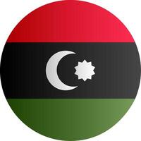 Flag of Libya Gradient vector