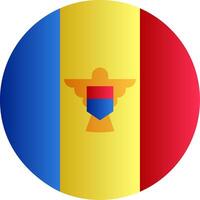 Flag of Moldova Gradient vector