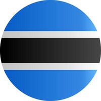 Flag of Botswana Gradient vector