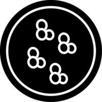 Veillonella parvula Lactate Fermenter Bacteria Glyph vector