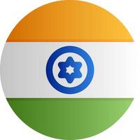 Flag of India Gradient vector
