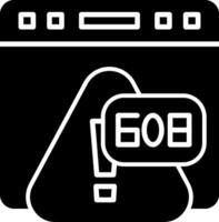 Error 608 Data Pipeline Error Glyph vector