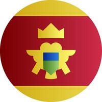 Flag of Montenegro Gradient vector