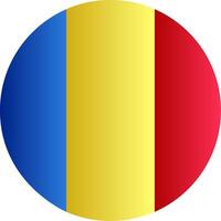 Flag of Chad Gradient vector