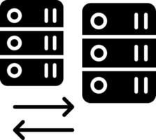 Reverse Proxy Icon Glyph vector