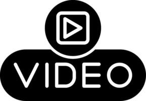 Insert Button Glyph vector