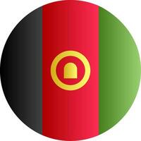 Flag of Afghanistan Gradient vector