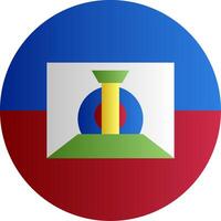 Flag of Haiti Gradient vector