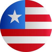 Flag of Liberia Gradient vector