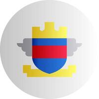 Flag of Saint Barthelemy Gradient vector