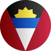 Flag of Antigua and Barbuda Gradient vector