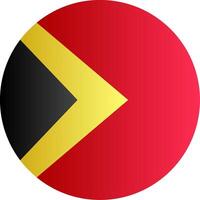 Flag of East Timor Glyph vector