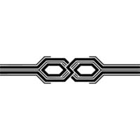 Abstract Infinity Symbol, Minimalist Geometric , Black White, Tech Aesthetic. vector