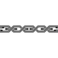 Geometric Black Border on Gradient Background. vector