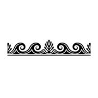 Decorative Scroll Border Element. vector