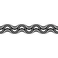 Wave Pattern , Black and White, Modern , Background. vector