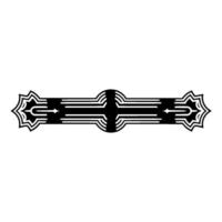 Art Deco Bar Element - Monochromatic Decorative. vector