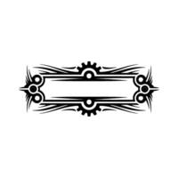 Steampunk-Inspired Ornate Frame. vector