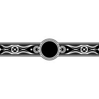 Minimalist Steampunk Banner with Gears and Decorative Elements. vector