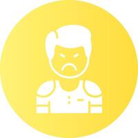 Impatience Circle Gradient Style Emotion Icon vector