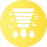 E-commerce tracking Circle Gradient Style Icon vector