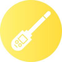 Thermometer Solid Gradient Circle Icon vector