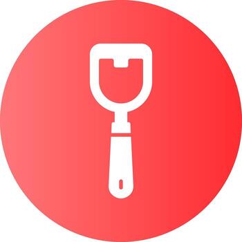 Opener Solid Gradient Circle Icon vector