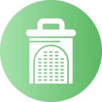 Grater Circle Gradient Style Icon vector