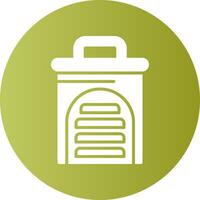 Slicer Gradient Circle Icon Design vector