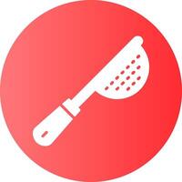 Sieve Circle Gradient Style Icon vector
