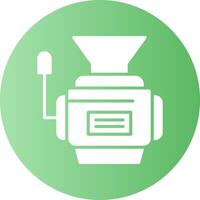 Meat grinder Solid Gradient Circle Icon vector
