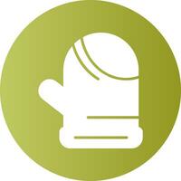 Oven mitts Circle Gradient Style Icon vector
