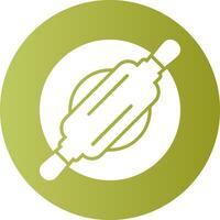 Rolling pin Circle Gradient Style Icon vector