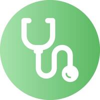 Stethoscope tool Circle Gradient Style Icon vector