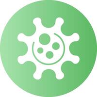 Coronavirus Circle Gradient Style Icon vector