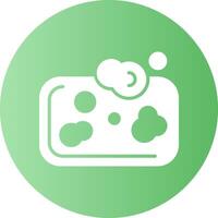Soap Circle Gradient Style Icon vector