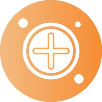 añadir botón navegación degradado circulo icono vector