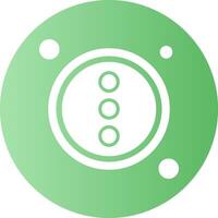 Customize Button Navigation Gradient Circle Icon vector