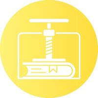 Bookbinding Gradient Circle Icon vector